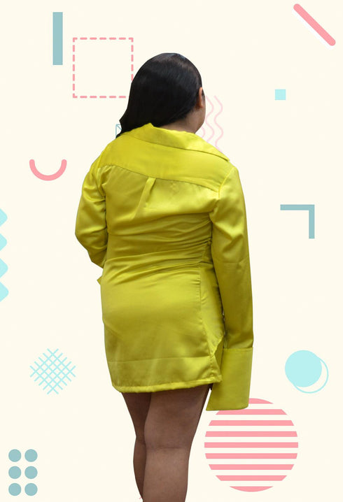 Neon Shirt Dress
